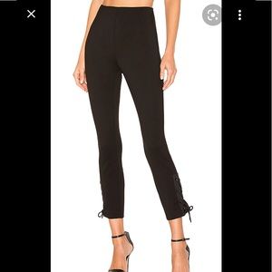 Rag & Bone Black Lace Up Pants Sz 4